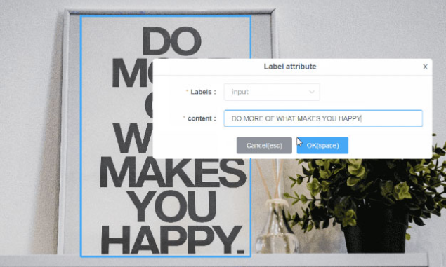 Anotação de Dados OCR